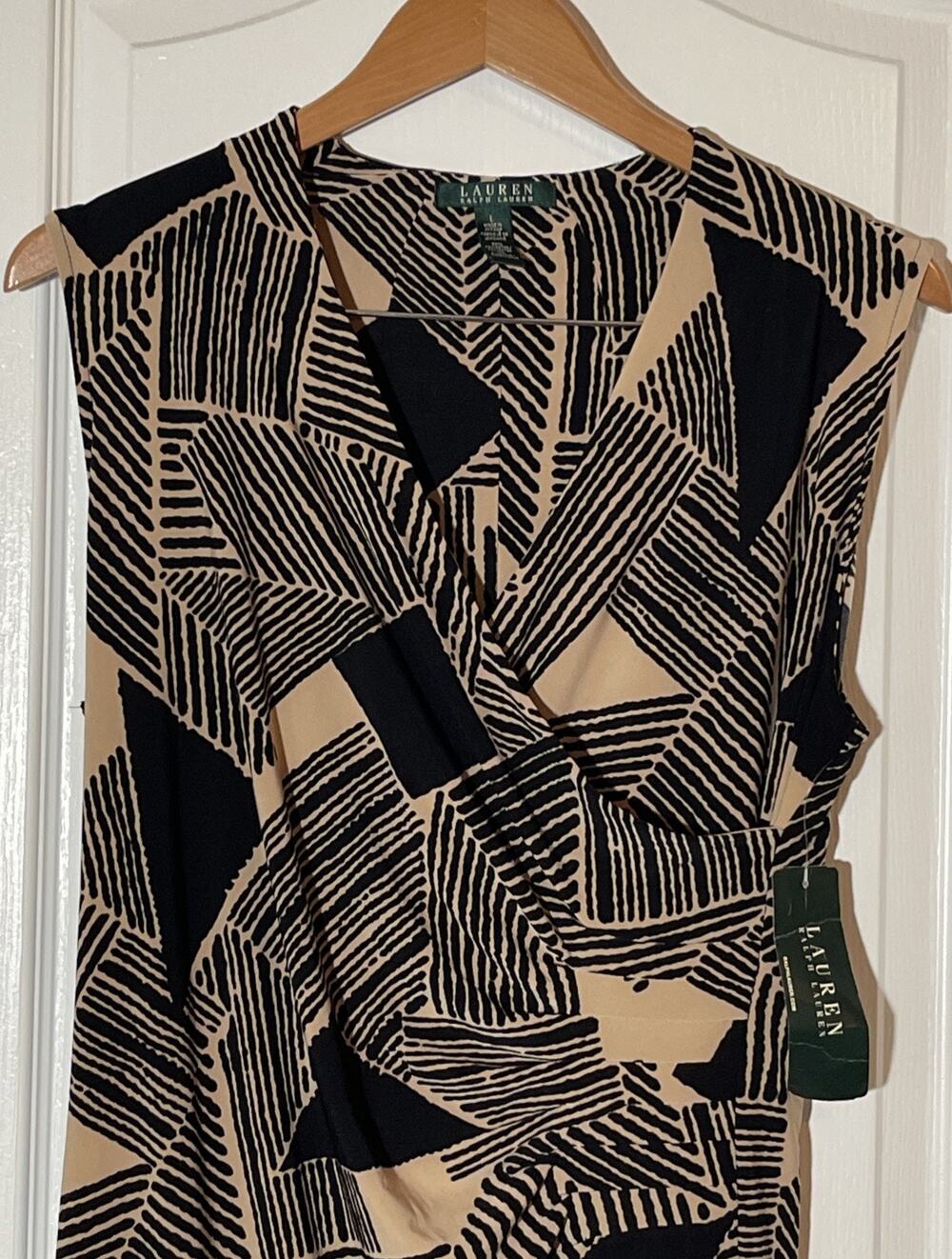 NWT Lauren Ralph Lauren Twist Front Top